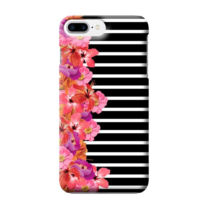 AREA Custodia cover per iPhone 7 Plus Area Benjamins stripped flowers